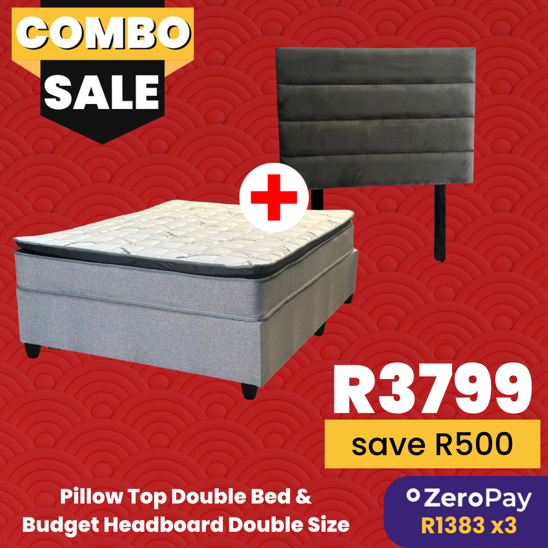 Pillow Top & Headboard Combo